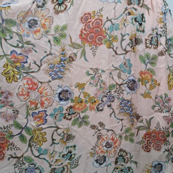 Marisfrolg Floral Print Sleeveless Silk Blend Dress Size 38 EUR US 8 Multi-color - Picture 16 of 16